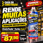 VedaTudo™ Turbo 3 em 1 | Spray Vedante, Impermeabilizante e Anti-Infiltração